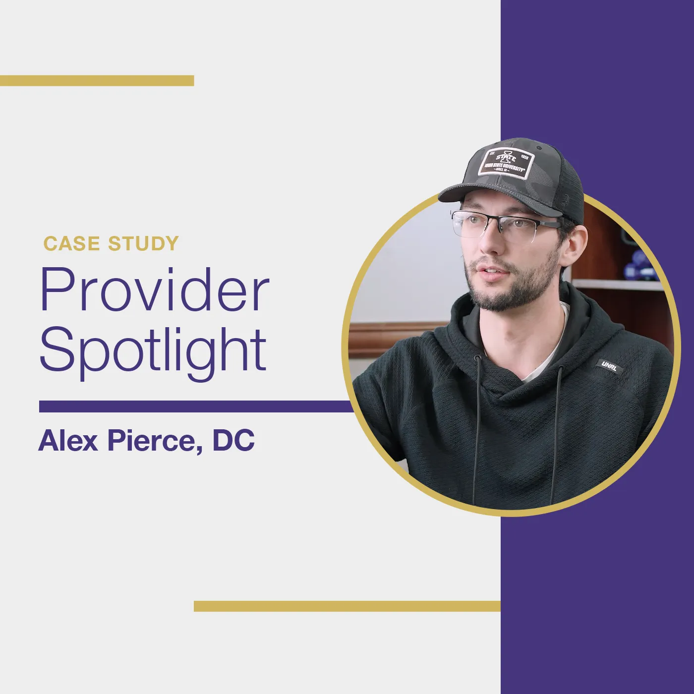 Read the provider spotlight case study featuring Alex Pierce, DC.